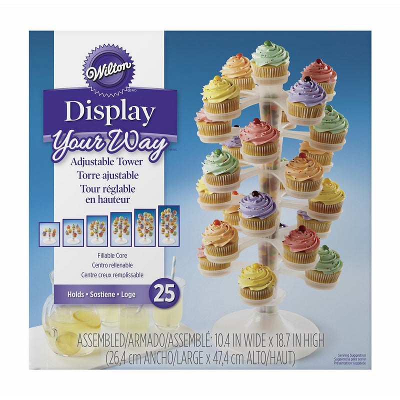 Wilton 6-Tier Cupcake Tower Stand, 18.7-Inch