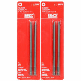 Senco EA0141 #2 Square Drive Bits - Duraspin Technology Integrated Auto-Feed Screw System (2 - 2 Packs)