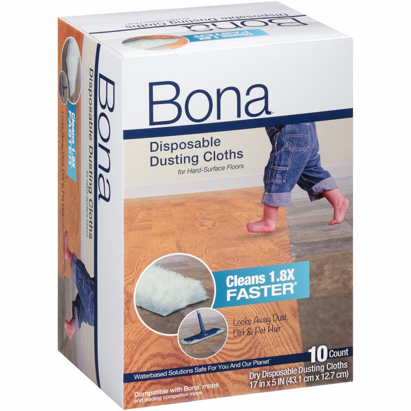 Bona AX0003512 10 Count Dry Dusting Disposable Cloths