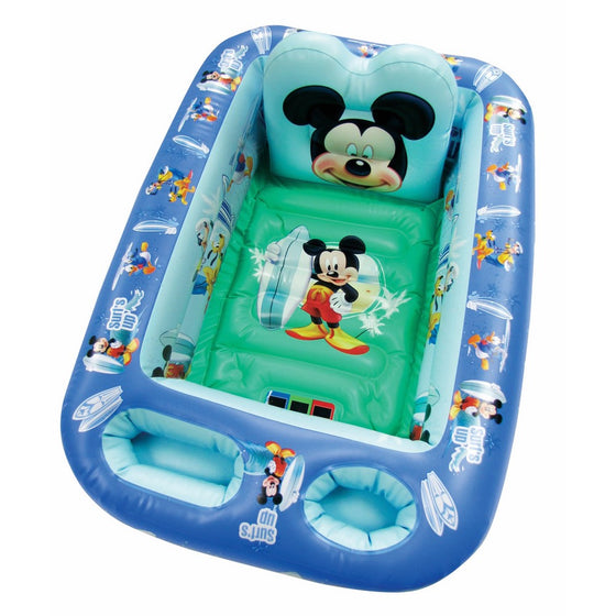 Disney Mickey Mouse Inflatable Safety Bathtub, Blue