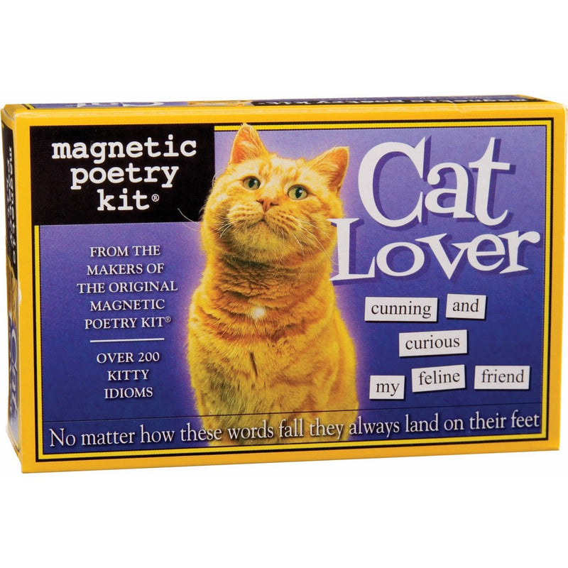 Magnetic Poetry Cat Lover Kit - Words for Refrigerator - Write Poems and Letters on the Fridge - Made in the USA