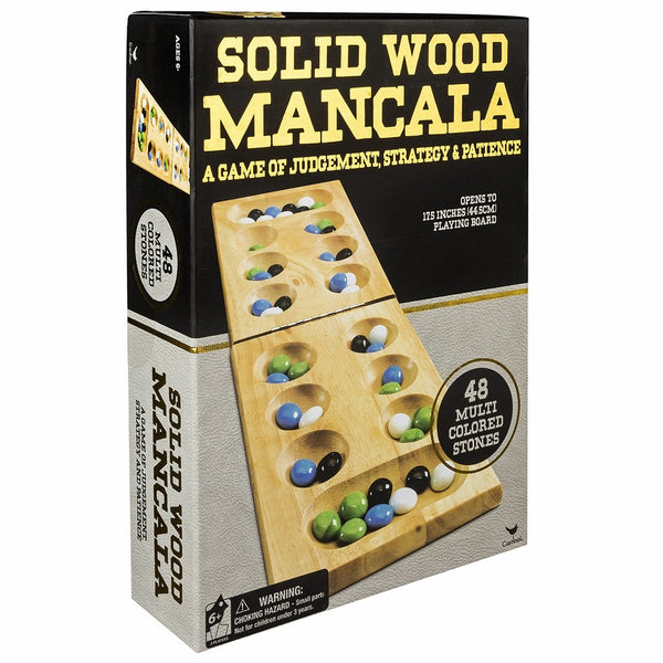 Wood Folding Mancala in Cardboard Sleeve (Packaging may Vary)