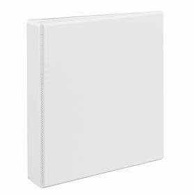 Avery 09401 Durable View Binder w/Nonlocking EZD Rings, 11 x 8 1/2, 1 1/2" Cap, White