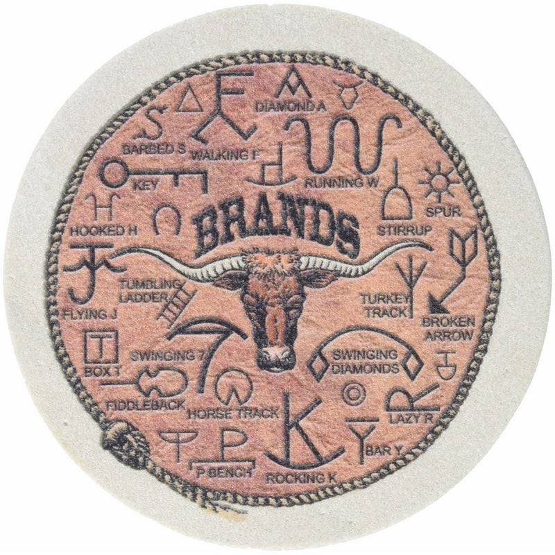 Thirstystone Stoneware Brands Coaster, Multicolor