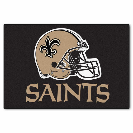 FANMATS NFL New Orleans Saints Nylon Face Starter Rug