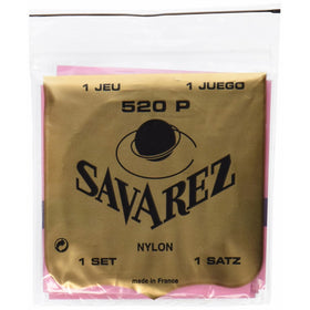 Savarez 520P Traditional Special Classical Guitar Strings, High Tension, Red Card