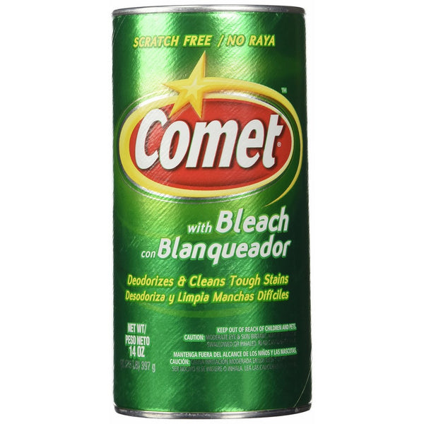 Comet with Bleach (Scratch Free) NET WT 14OZ.