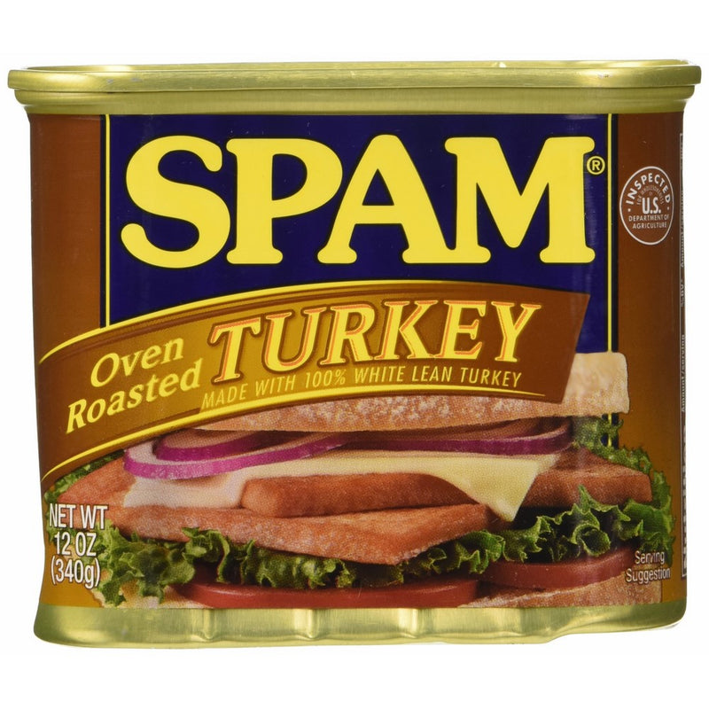 SPAM Oven Roasted Turkey, 12-Ounce Cans (Pack of 6)