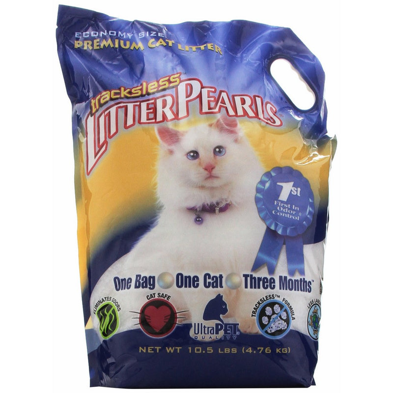 Ultrapet Tracksless Litter Pearls cat Litter - 10.5 lb