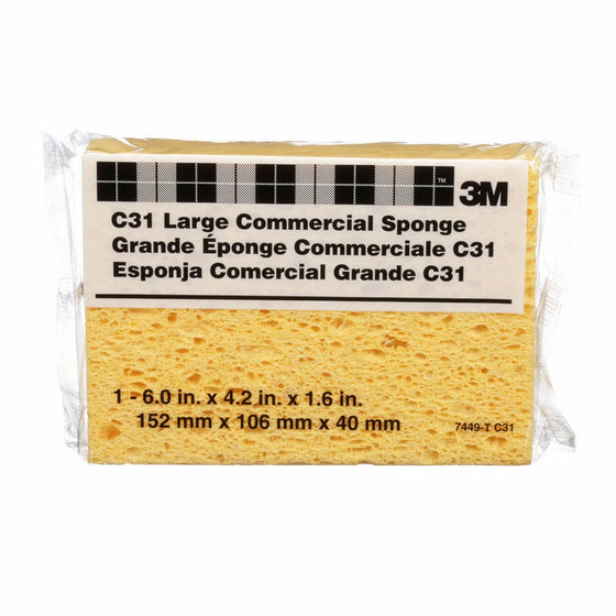 3M Commercial Sponges, C31 7449-T, Large