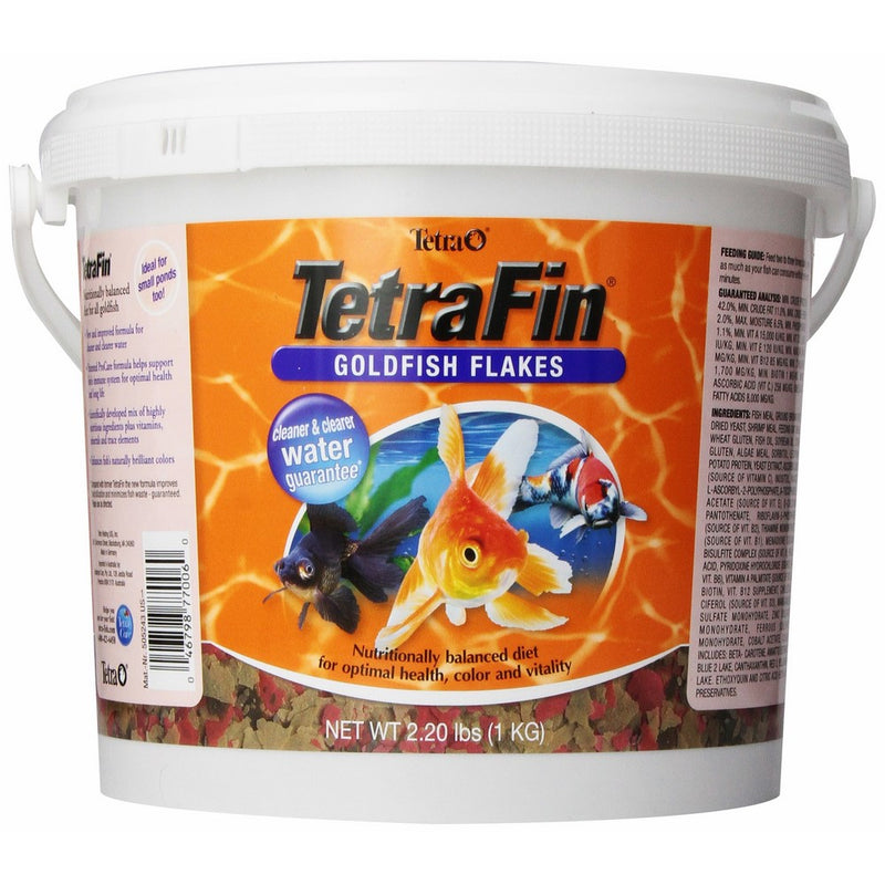 TetraFin Balanced Diet Goldfish Flake Food, 2.2-Pound