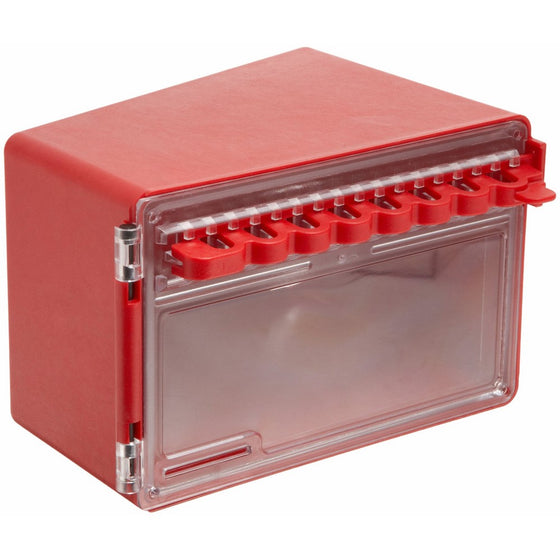 Brady Wall-Mount Group Lock Box for Lockout/Tagout, Plastic