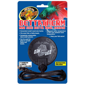 Zoo Med BettaTherm Submersible Betta Bowl Heater 7.5 Watts