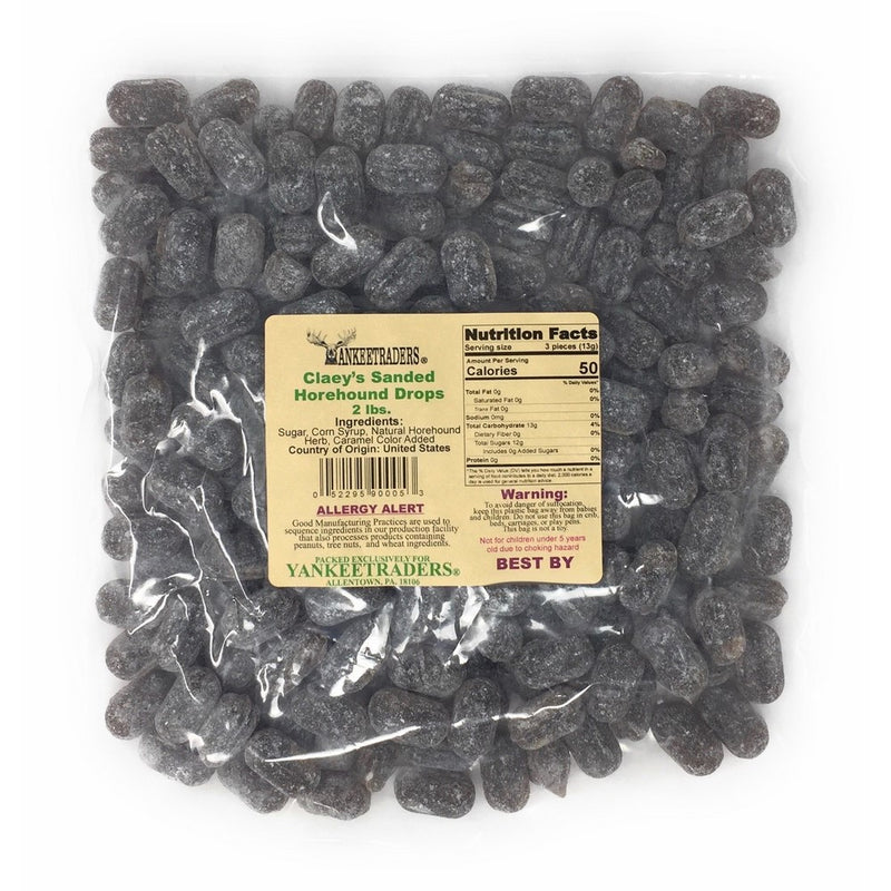 Claeys Sanded Candy Drops, Horehound, 2 Pound