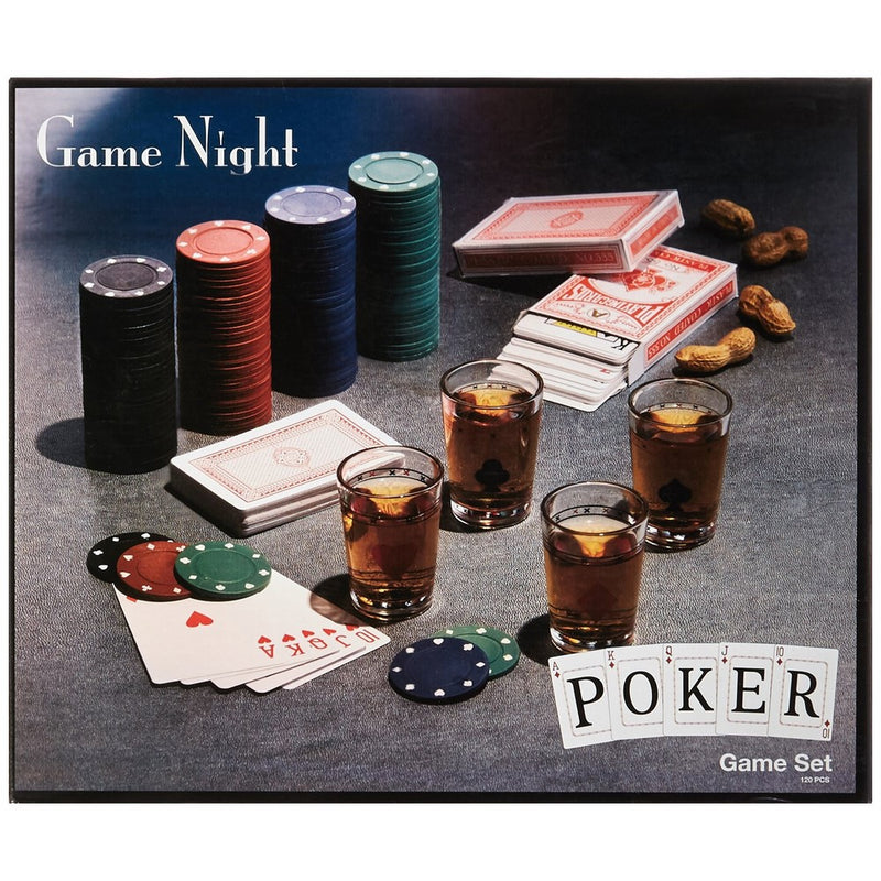 Game Night 120-Piece Poker Shot Glass Set