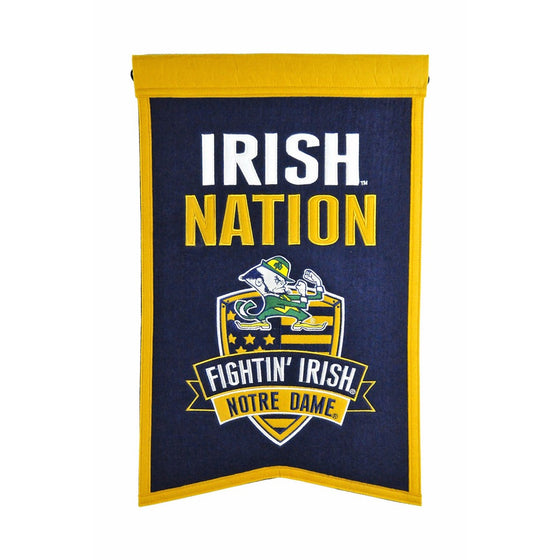 NCAA Notre Dame Fighting Irish Nations Banner