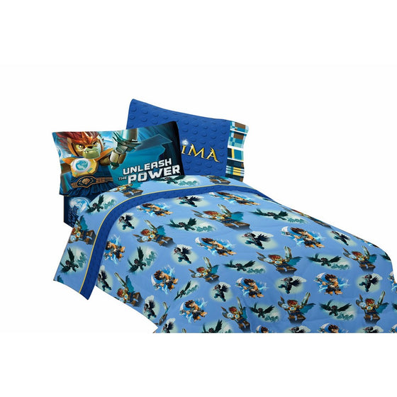 Lego Chima Unleash The Power Sheet Set, Twin