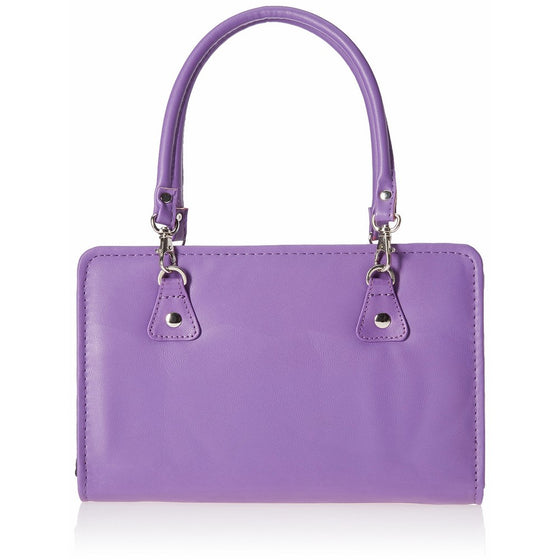 Knitter's Pride Thames Faux Leather Bag, Purple