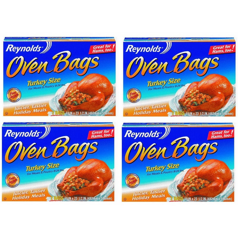 Reynolds Nylon 510 Reynolds Oven Bag 2-ct (Pack of 4) 8 bags Total