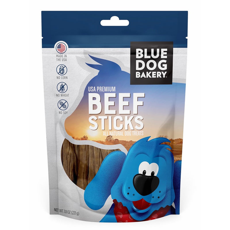 Blue Dog Bakery Deli Stick Dog Treats | All-Natural | Grain-Free | Beef | 7.8oz (Pack of 1)
