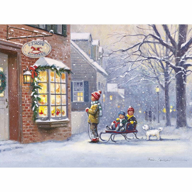 Lang All I Want For Christmas Classic Christmas Card by Paul Landry, 4.25 x 6 inches, 12 Cards and 13 Envelopes (2004029)