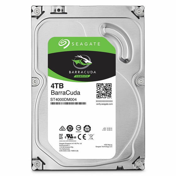 Seagate 4TB BarraCuda SATA 6Gb/s 256MB Cache 3.5-Inch Internal Hard Drive (ST4000DM004)