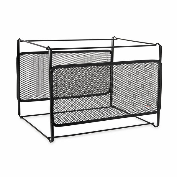 Rolodex - Eldon Mesh Collection Side-Load Double Tray with Hanging File, Black (22191)