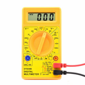 Neiko 40508 830B Digital Multimeter | AC/DC Voltage, DC Current, Resistance, Diodes, Transistor hFE Tester | Max Reading 1999