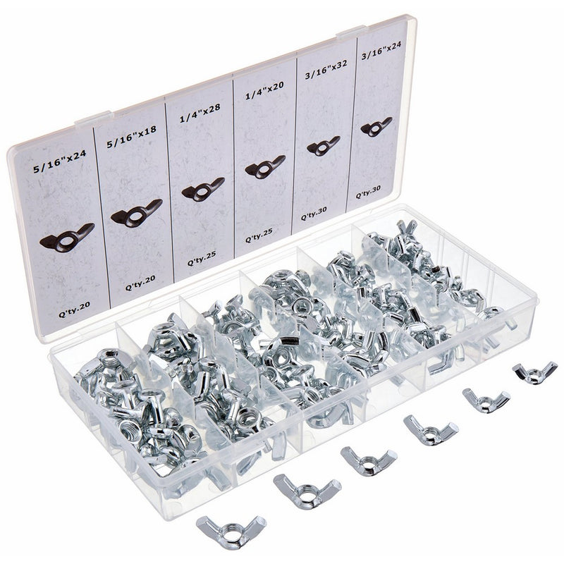 Pit Bull CHI055 Wing Nuts Assortment, 150-Piece