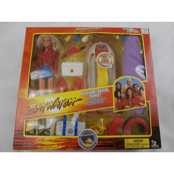 PAMELA ANDERSON BAYWATCH C.J. PARKER LIFEGUARD TRAINING PLAYSET