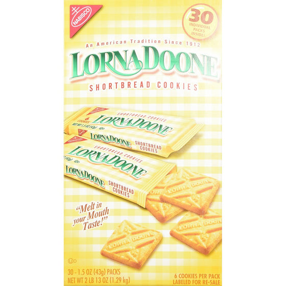 Lorna Doone-Shortbread Cookies,30/1.50z Packs (2 lb 13 oz)