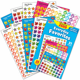 TREND enterprises, Inc. Everyday Favorites superSpots/superShapes VarPk, 2500 ct