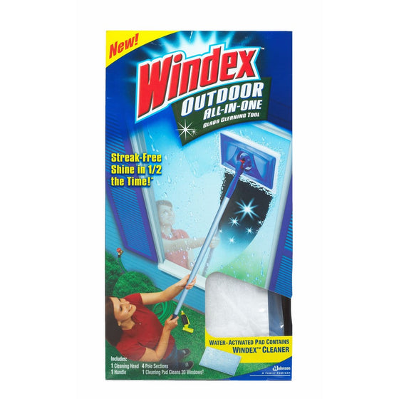 Windex Outdoor All-In-One Glass Cleaning Tool