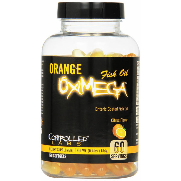 Controlled Labs Orange Oximega Fish Oil, Citrus Flavor, 120 SoftGels