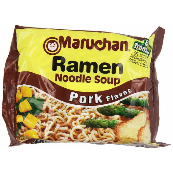 Maruchan Ramen, Pork, 3-Ounce Packages (Pack of 24)