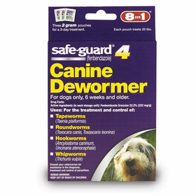 Excel 8in1 Safe-Guard Canine Dewormer for Medium Dogs, 3 Day Treatment