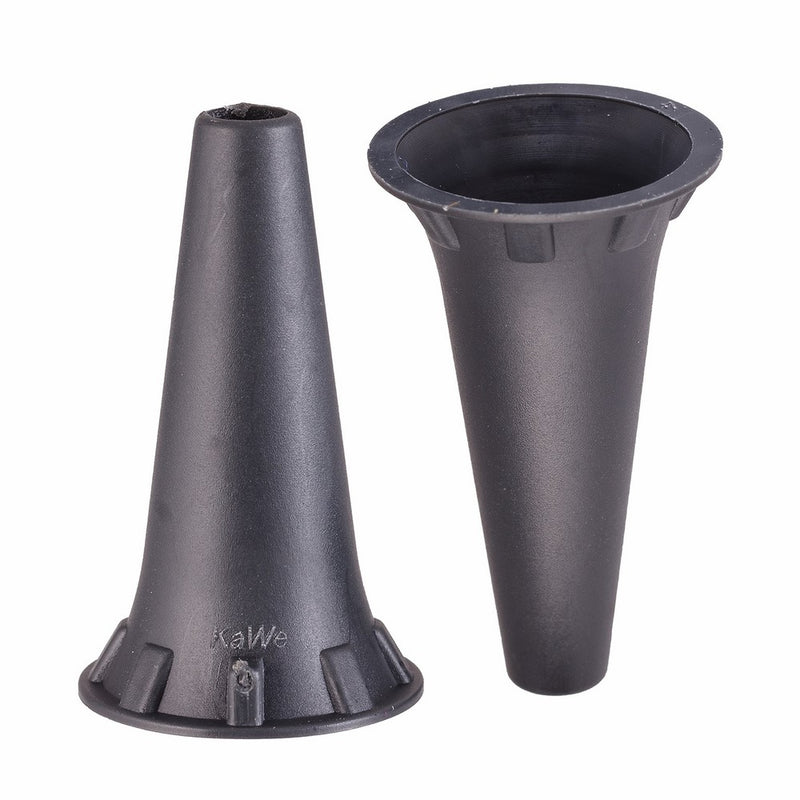 Disposable Ear Specula for KaWe PICCOLIGHT Otoscope, 4.0mm, Black, 100 Count