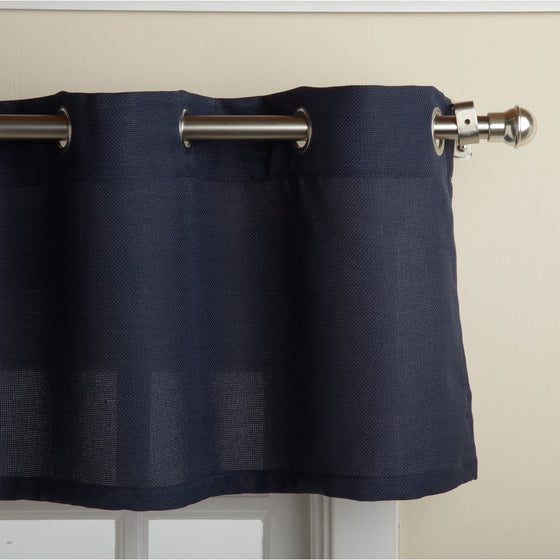 Lorraine Home Fashions Jackson 58-inch x 12-inch Valance, Navy