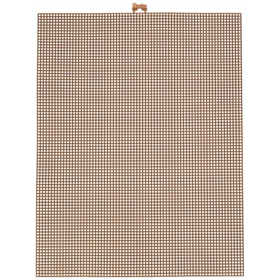 Plastic Canvas 7 Count 10"X13"-Brown