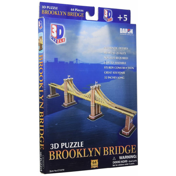 Daron Brooklyn Bridge 3D Puzzle 64-Piece