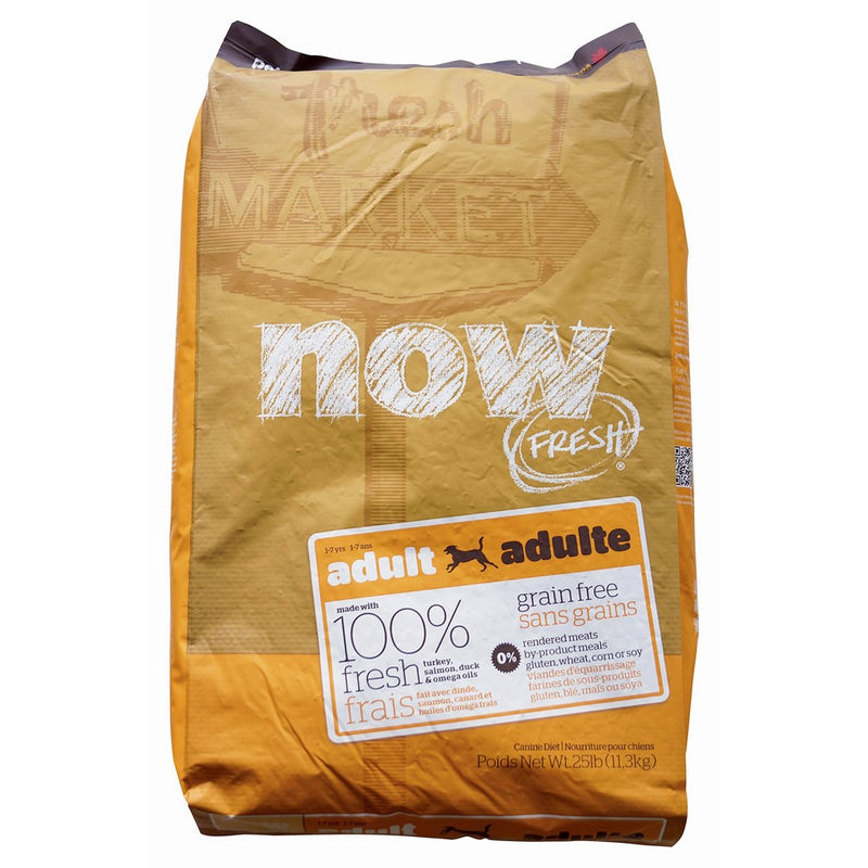 NOW! 152344 Fresh Grain Free Adult Dog Food, 25-Pound Bag