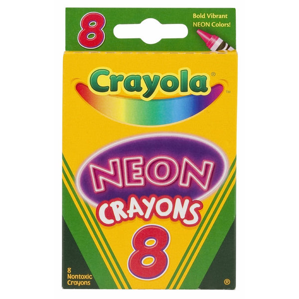 Crayola Neon Crayons, 8 Count