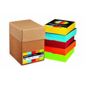 Astrobrights Color Paper, 8.5 "x 11", 24 lb/89 gsm, 5-Color Mixed Carton, 2500 sheets (22999)