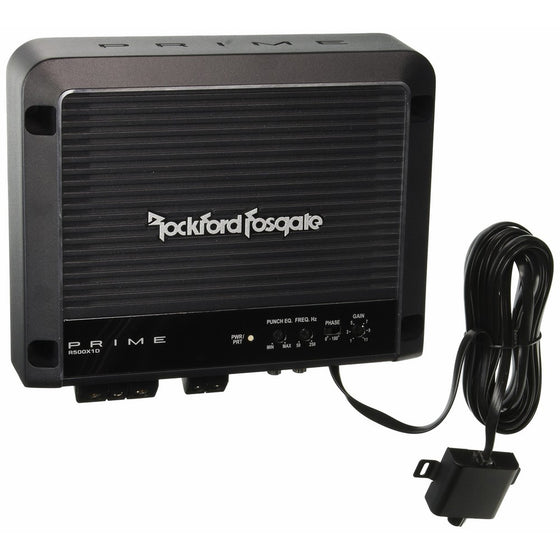 Rockford Fosgate R500X1D Prime 1-Channel Class D Amplifier