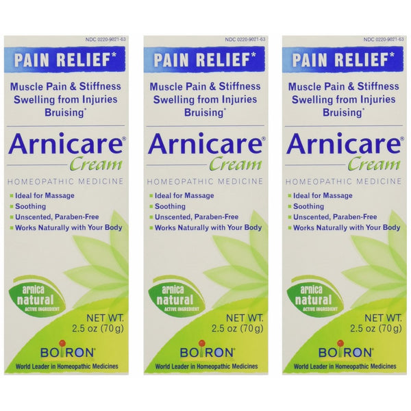 Boiron Arnica Cream - 2.5 oz (Pack of 3)