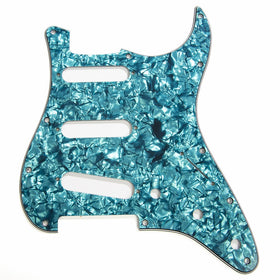 D'Andrea Strat Pickguards for Electric Guitar, Aqua Pearl
