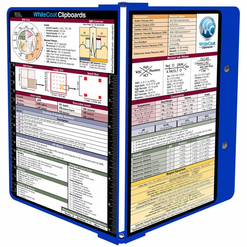 WhiteCoat Clipboard - Blue - Medical Edition