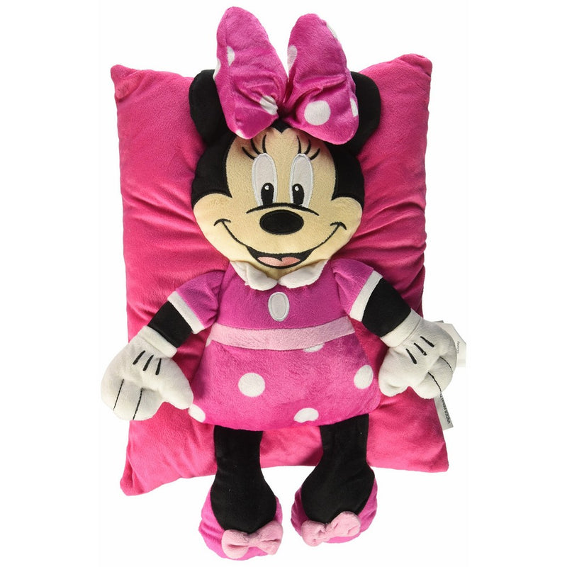 Disney Minnie Mouse Bow Plush Character Pillow