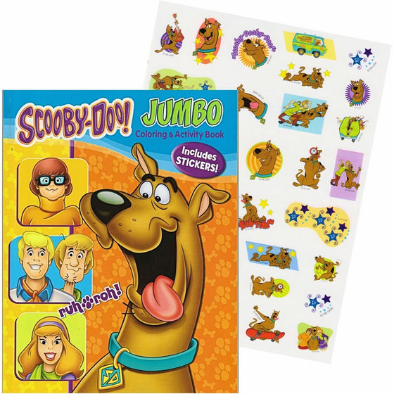 Scooby-Doo Coloring Book with Stickers96 Pages