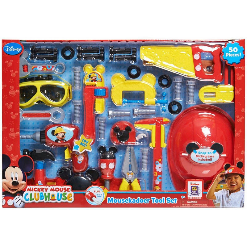 Disneys Mickey Mouse Club House 50 Piece Mousekadoer Tool Set